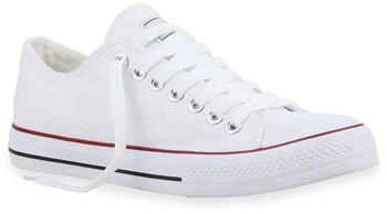 VAN HILL Sneaker 841314 weiss rot