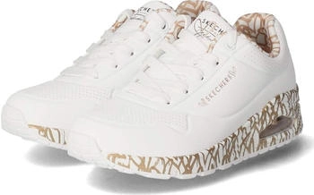 Skechers Uno-Loving Love Damen Schn&uuml;rer wei&szlig;