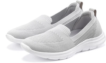 Lascana Slipper grau hellgrau