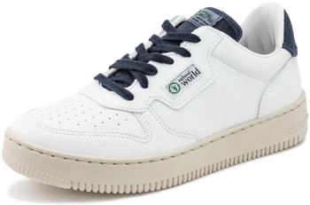 Natural World Vegane Sneaker weiß blau Marino Enz