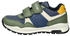 Geox Sneaker grün blau Lederimitat Textil