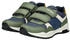 Geox Sneaker grün blau Lederimitat Textil