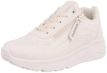 Ital Design Low-Top Sneaker Lochschnürung beige