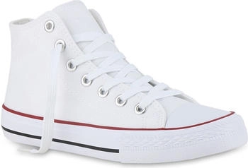VAN HILL Sneaker High 611602 weiß rot