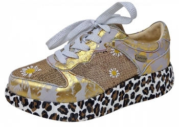 Laura Vita Damen Sneaker gold