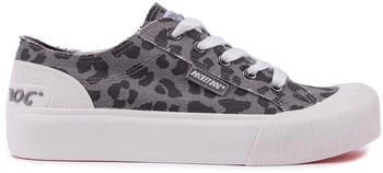 Rocket Dog Jazzin Leopard Leinenschuhe Sneaker grau