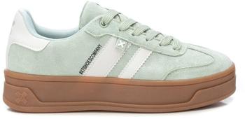 XTI 143644 gestreifte Turnschuhe grün