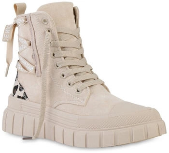 VAN HILL Sneaker Schuhe beige leopard 841579