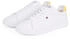 Tommy Hilfiger Icon Court Pinperf Lth Sneaker weiß