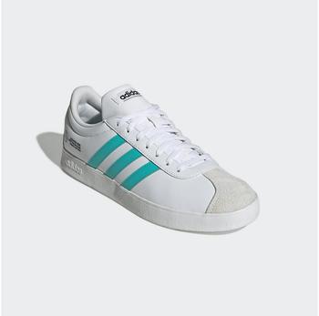 Adidas VL Court Base Shoes ftwr white semi mint rush core black
