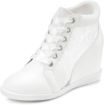Lascana Sneaker wei&szlig; transparent 100% Lederimitat