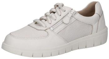 Caprice Sneaker flach Reißverschluss weiß