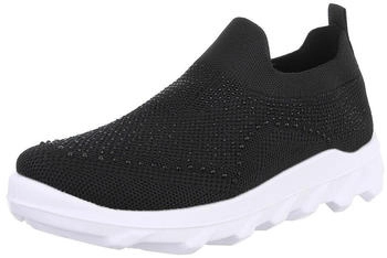 Ital Design Low-Top Sneaker Strass 5591 schwarz