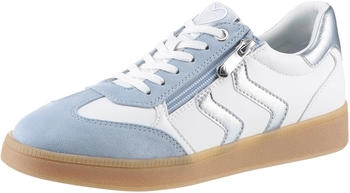 Marco Tozzi Plateausneaker wei&szlig;-hellblau