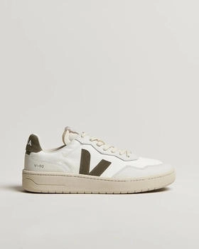 Veja V-90 Mesh Sneaker weiß khaki