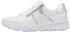 Rieker Damen Low Sneaker weiß Glattleder