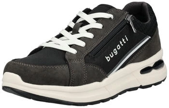 Bugatti Lederimitat Sneaker schwarz