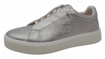 Bugatti Damen-Sneaker silber Metallic Logo-Akzente