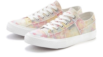 Elbsand Sneaker Schn&uuml;rhalbschuh Used-Look bunt batik