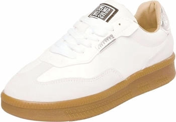 Steve Madden Veloursleder Sneaker weiß silber