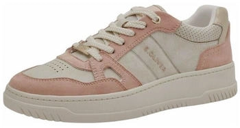 S.Oliver Sneaker Leder Synthetik Rose