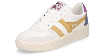 Gola Grandslam Trident Sneaker weiss sonnengelb foxglove