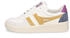 Gola Grandslam Trident Sneaker weiss sonnengelb foxglove