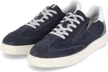 Bugatti Low Sneaker dunkelblau rauleder used look