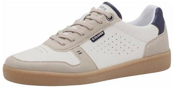 s.Oliver Sneaker Leder Textil wei&szlig;