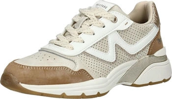 MUSTANG Sneaker braun weiß