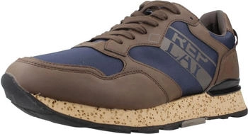 Replay Arthur Street Fashion Casual Schuhe braun blau