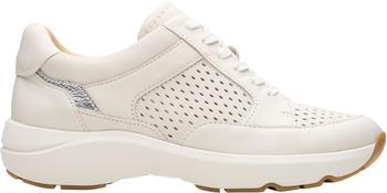 Clarks Tivoli Walk Leder Turnschuhe off-weiß 26181361