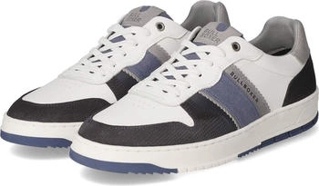 Bullboxer Low Sneaker Weiß Glattleder
