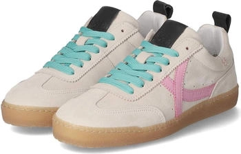 Bullboxer Damen Low Sneaker taupe Rauleder