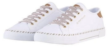 Tom Tailor Leichter Sneaker aus Textilstoff weiß