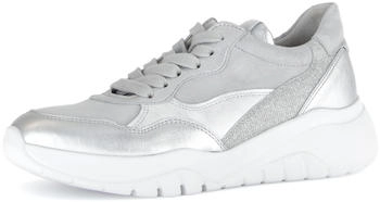 Gabor Damen Low Sneaker grau Ledermix