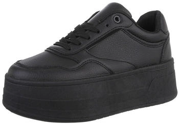 Ital Design Sneaker Lochschnürung schwarz