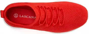 Lascana Sneaker-Slipper ultraleicht bequem vegan rot – Federleichter Tragekomfort den ganzen Tag