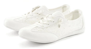 Lascana Sneaker Slip In Freizeitschuh wei&szlig;