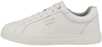 s.Oliver Sneaker flach Schnürsenkeln weiß