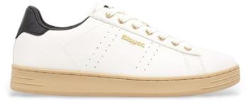 Blauer HT Grant 01 weiße Lederturnschuhe S5GRANT01