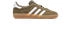Adidas Gazelle Innen Q Panel Gummi-Sohle Trainer olive weiß