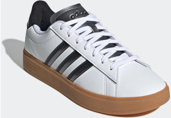 Adidas Grand Court 2 0 Sneaker wei&szlig; schwarz gl&auml;nzend