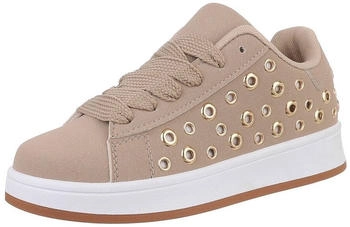 Ital Design Sneaker Nieten 5823 hellbraun