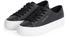 Calvin Klein VULC FLATFORM LOW MG LTH Plateausneaker schwarz weiß