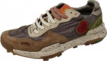 Satorisan Chacrona Linen Herren Sneaker vintage Leder Leinen faded chestnut