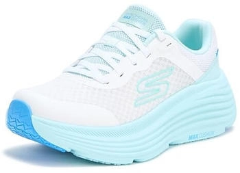 Skechers Max Cushioning Endeavour Damen Laufschuhe wei&szlig; blau