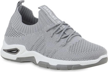VAN HILL Laufschuhe Flach Strick 217215 grau