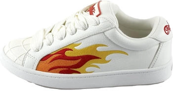Buffalo Liberty Vegan Turnschuhe weiß rot