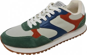 Scotch & Soda Cleave Herren Sneaker grün schwarz